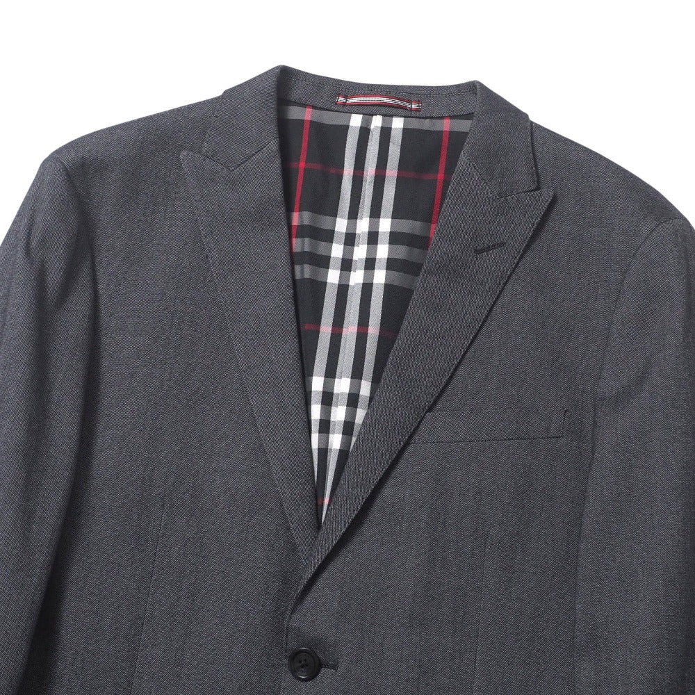 BURBERRY BLACK LABEL tailored jacket BME04-110-06 wool Dark gray mens M