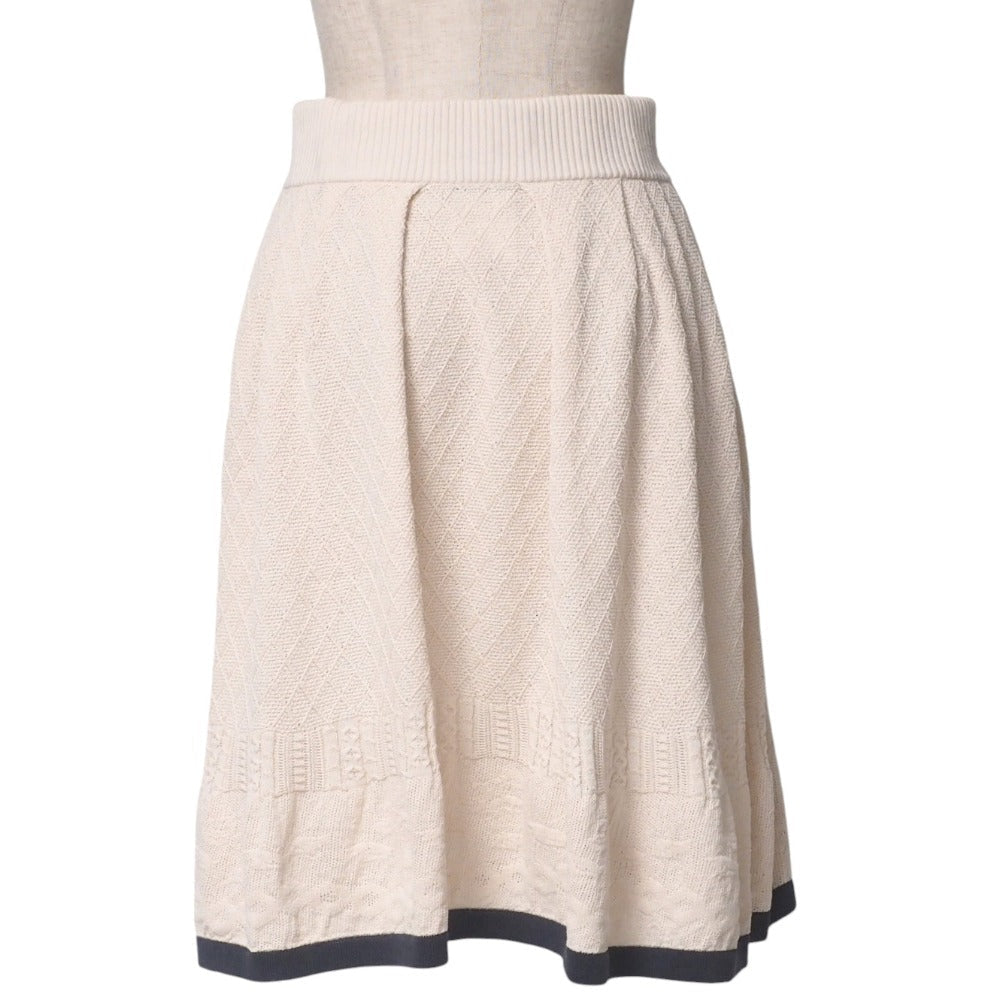 CHANEL skirt P45307K04777 cotton Beige pink Women 40