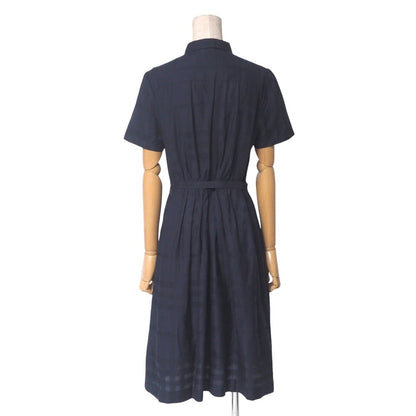 BURBERRY one piece B1J25-389-28 cotton Navy Women 40