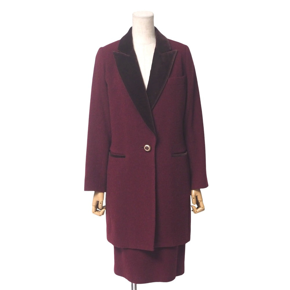 Christian Dior suit MDJ5M7600 wool wine-red Women 9