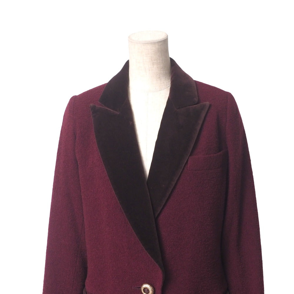 Christian Dior suit MDJ5M7600 wool wine-red Women 9