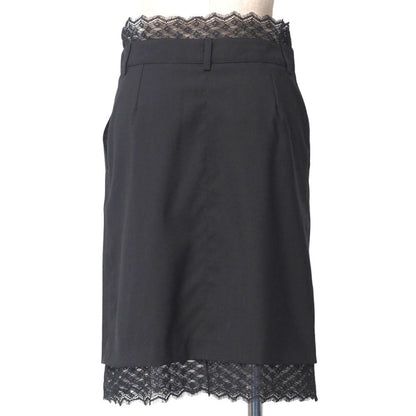 CHANEL skirt wool black P23486V13701 Women 34