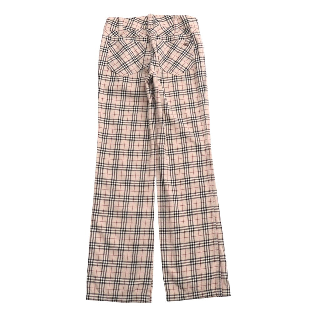 BURBERRY BLUE LABEL Pants wool Beige black red FQF46-594-43 Women 34