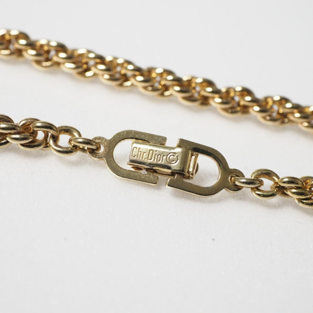 Christian Dior Necklace metal gold Women(Unisex)