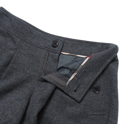 BURBERRY Shorts wool gray B1R13-453-08 Women 38
