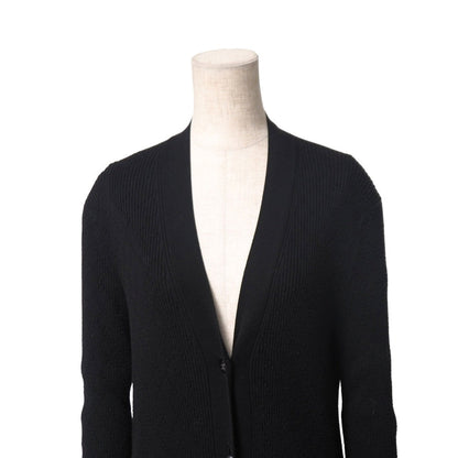CHANEL knit cotton black P45654 Women 38
