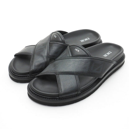 DIOR HOMME Sandals leather black LS-02 22 42