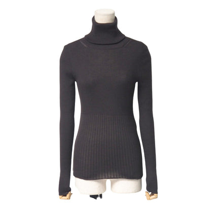 CHANEL knit Cashmere 70% Silk 30% Brown P16101 Women 38