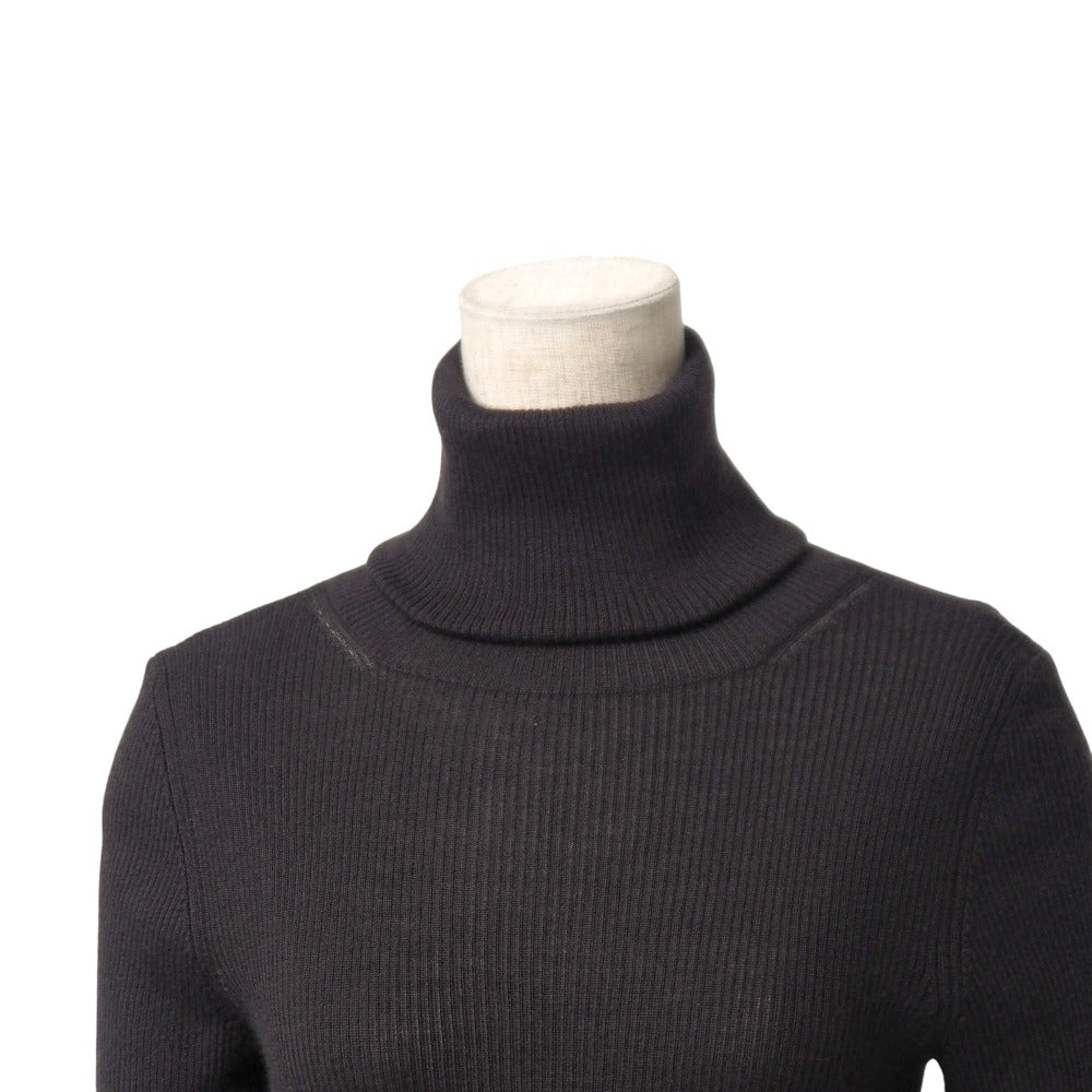 CHANEL knit Cashmere 70% Silk 30% Brown P16101 Women 38