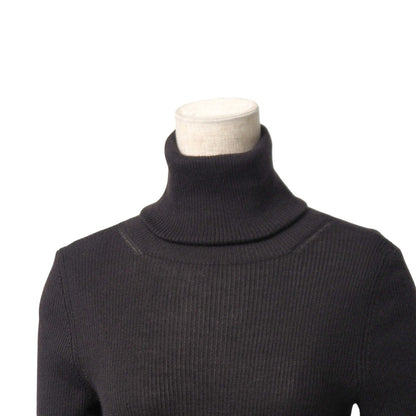 CHANEL knit Cashmere 70% Silk 30% Brown P16101 Women 38