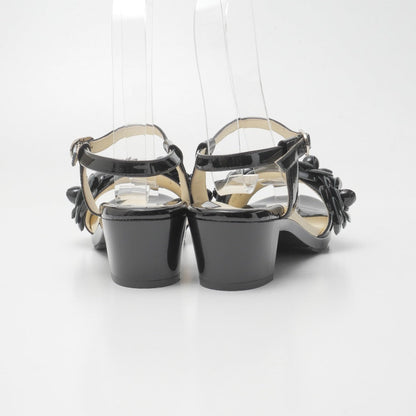 CHANEL Sandals Genuine Leather black G31402 35