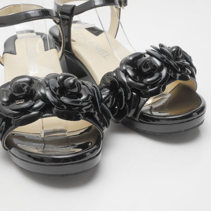 CHANEL Sandals Genuine Leather black G31402 35