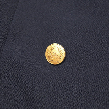 Christian Dior tailored jacket wool Navy gold Z0A0102 M
