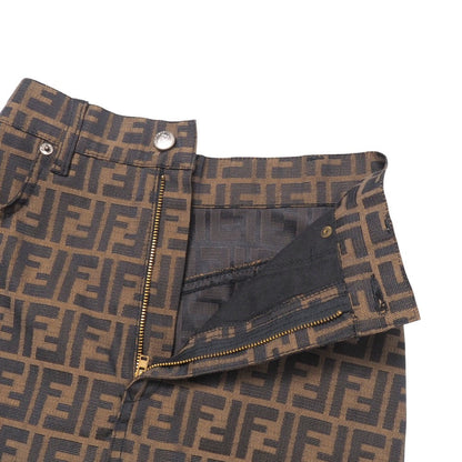 FENDI Mini skirt polyester Brown type 38