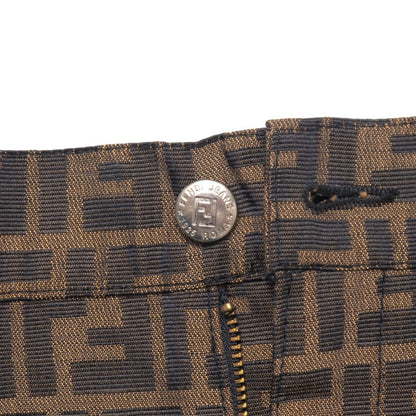 FENDI Mini skirt polyester Brown type 38