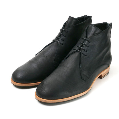 DIOR HOMME boots 10EBM leather black DESERT BOOTS GROSSY SUEDE Desert boots glossy suede 42