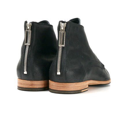 DIOR HOMME boots 10EBM leather black DESERT BOOTS GROSSY SUEDE Desert boots glossy suede 42