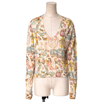 Christian Dior knit wool Ivory type Beige type 5A13055211 38