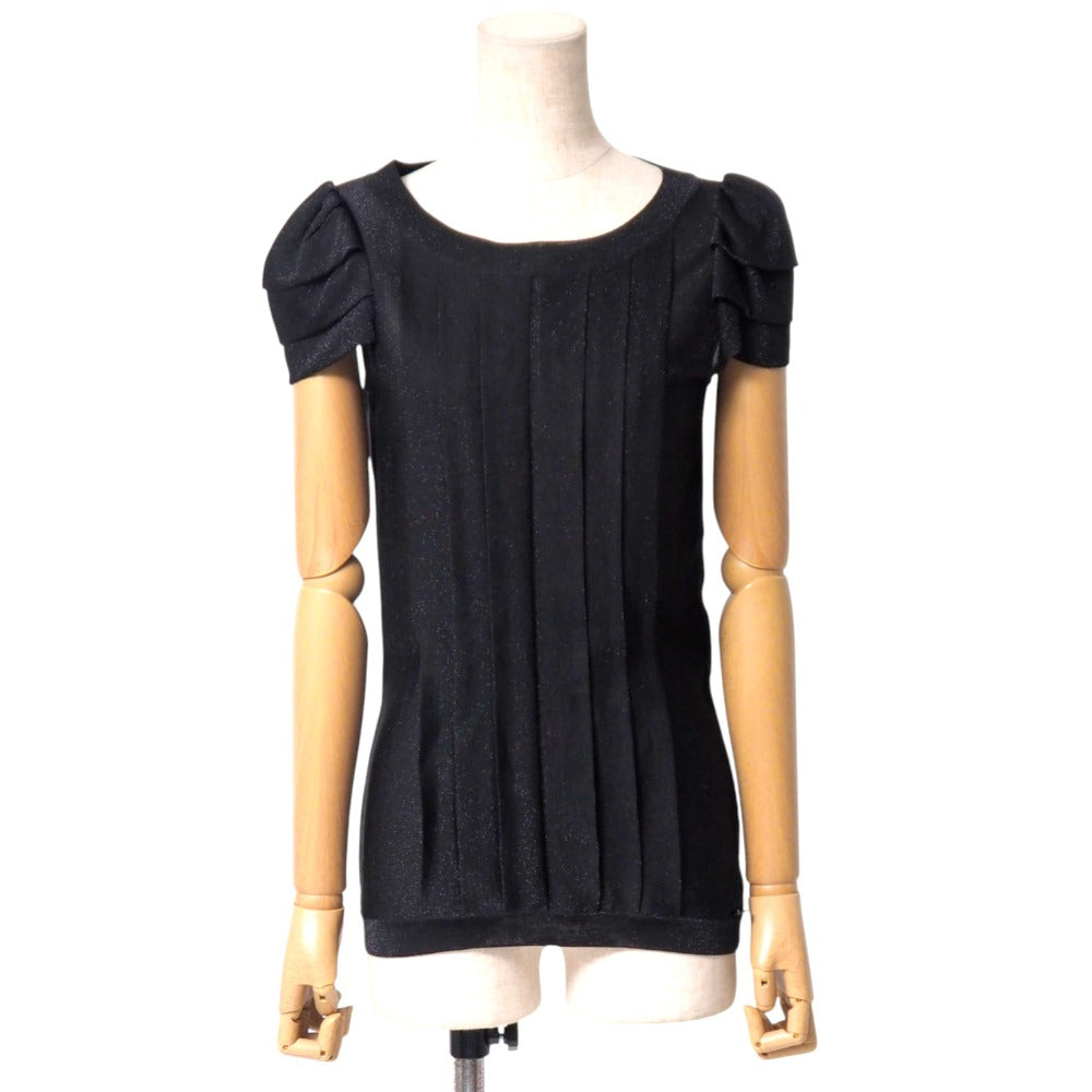 CHANEL blouse Rayon black P35196K02050 36