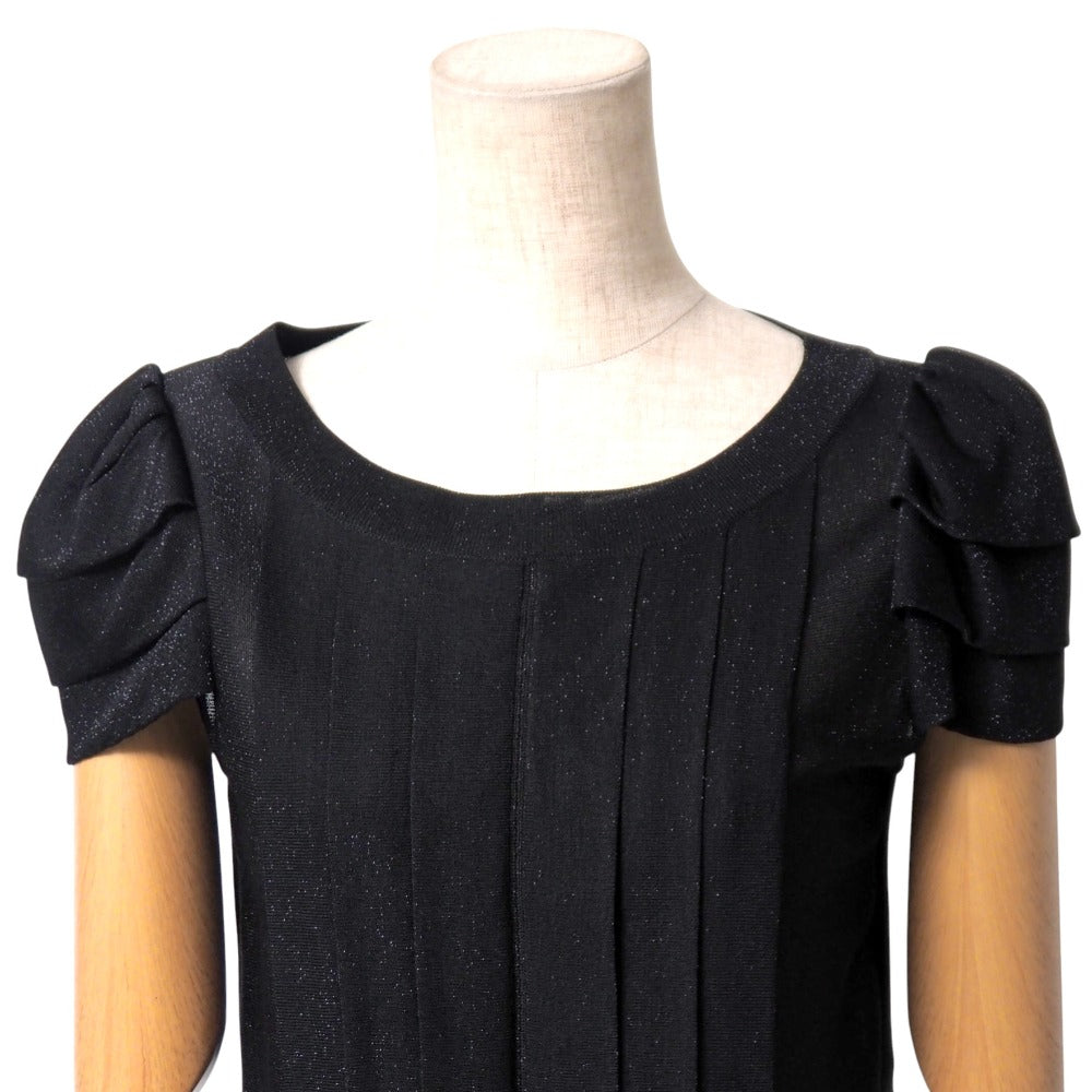 CHANEL blouse Rayon black P35196K02050 36
