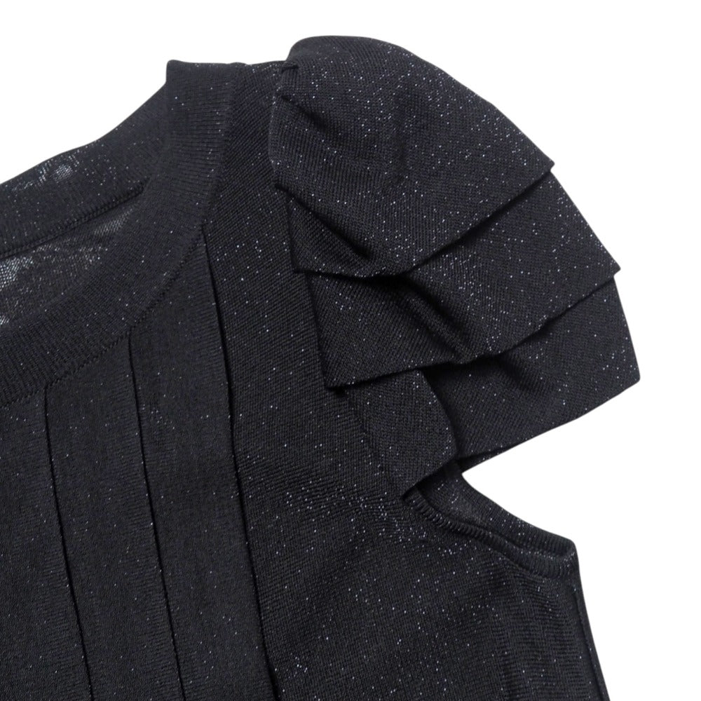 CHANEL blouse Rayon black P35196K02050 36