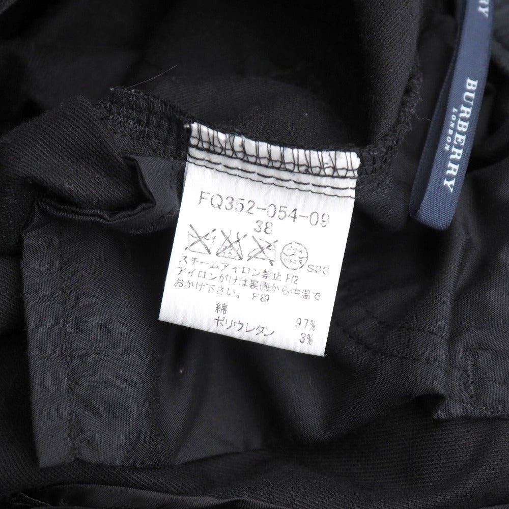 BURBERRY Pants cotton Black type FQ352-054-09 38