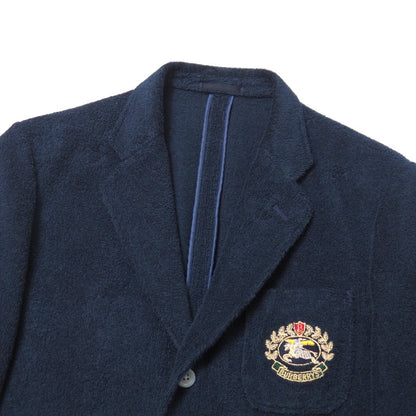 BURBERRY tailored jacket 80% cotton, 20% nylon Navy WG291-407-29 M