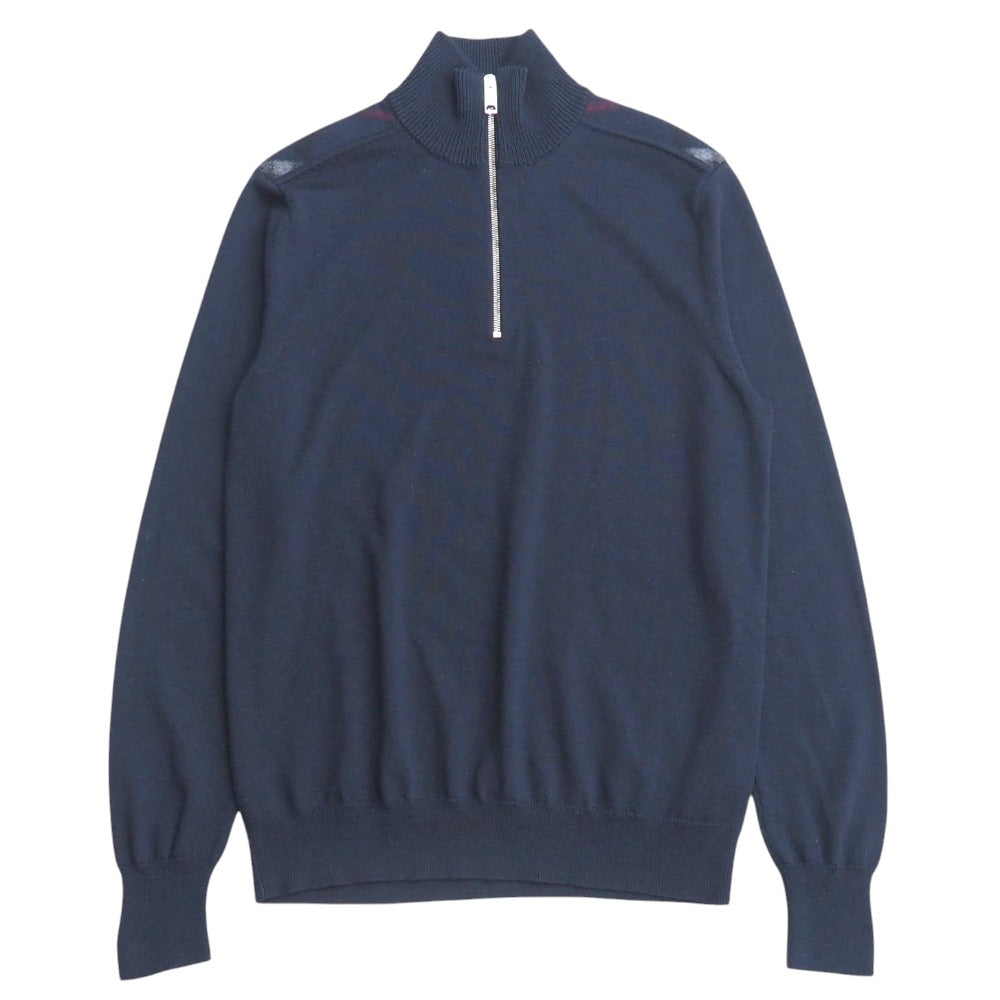 BURBERRY knit 100% wool Navy 4027544 M