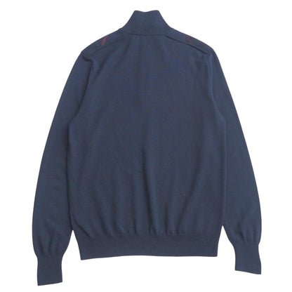 BURBERRY knit 100% wool Navy 4027544 M