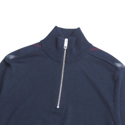 BURBERRY knit 100% wool Navy 4027544 M