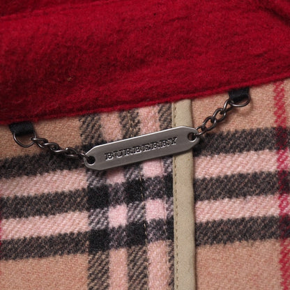 BURBERRY trench coat 90% wool, 10% cashmere Red FF713-335-18 42