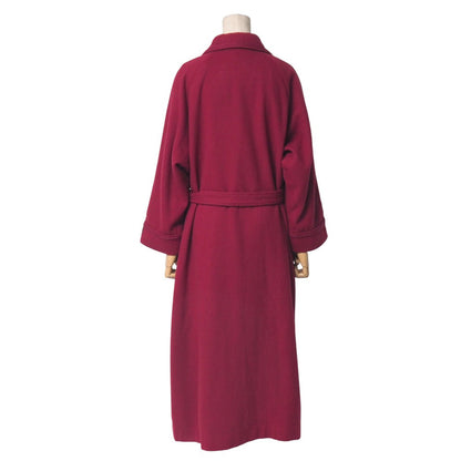BURBERRY coat hair wine-red F69FW SQ-380 5730 L
