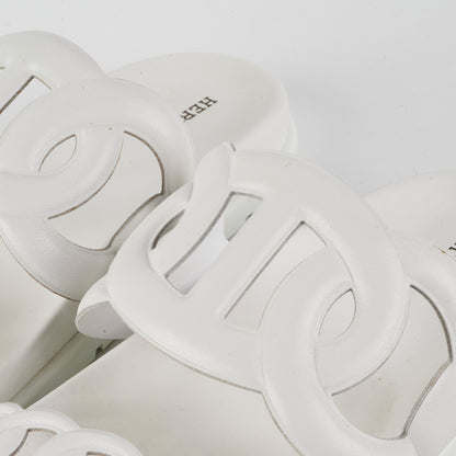 Hermes Extra Sandal Blanc Size 37
