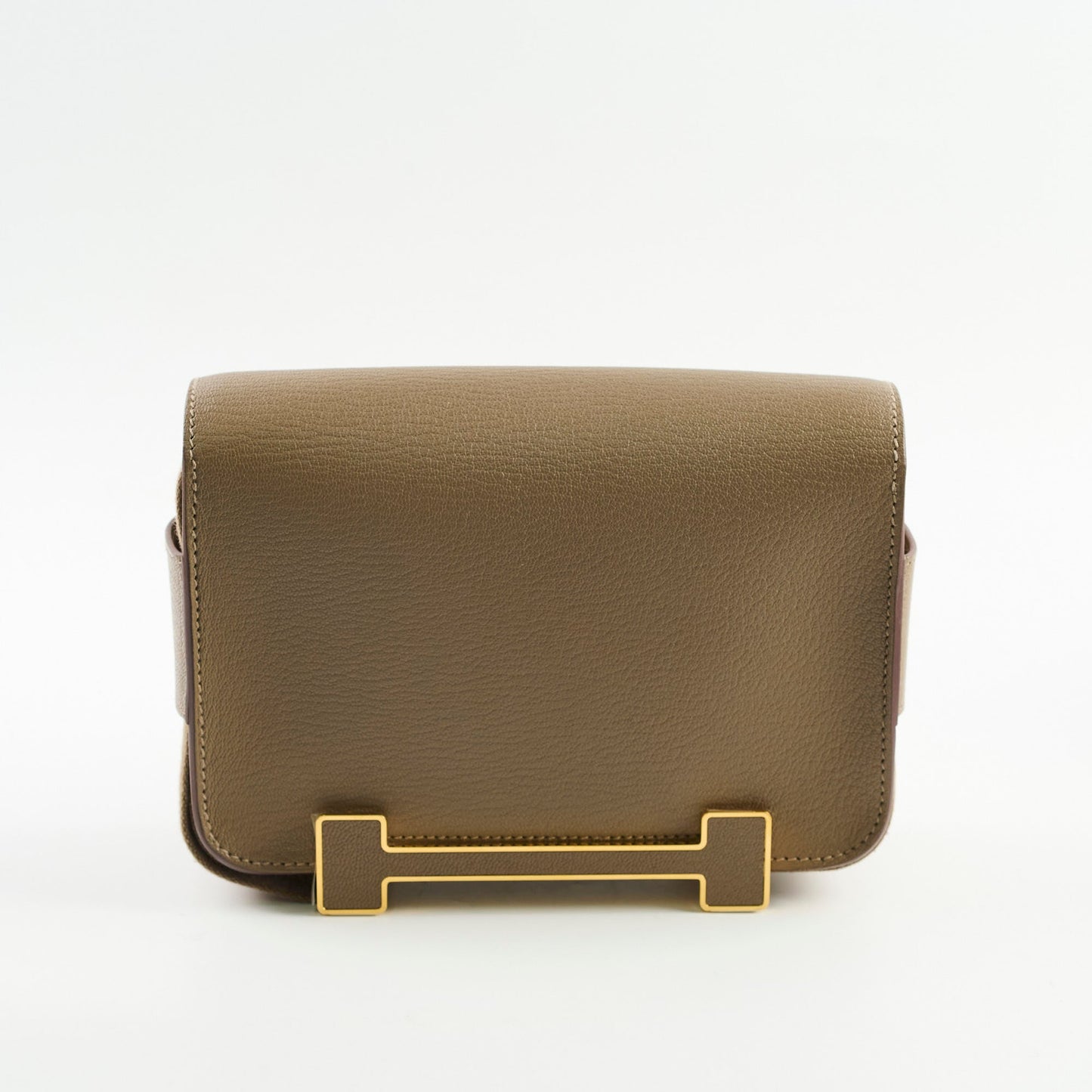 Hermes Geta Chevre Mysore Etoupe - Stamp B