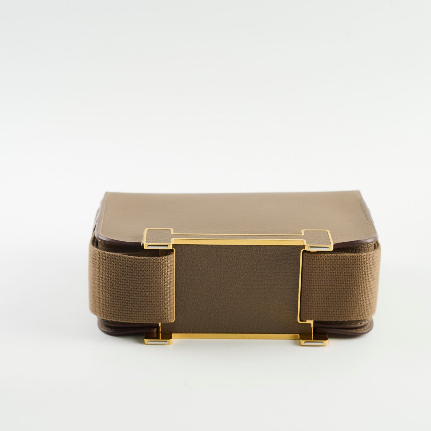 Hermes Geta Chevre Mysore Etoupe - Stamp B