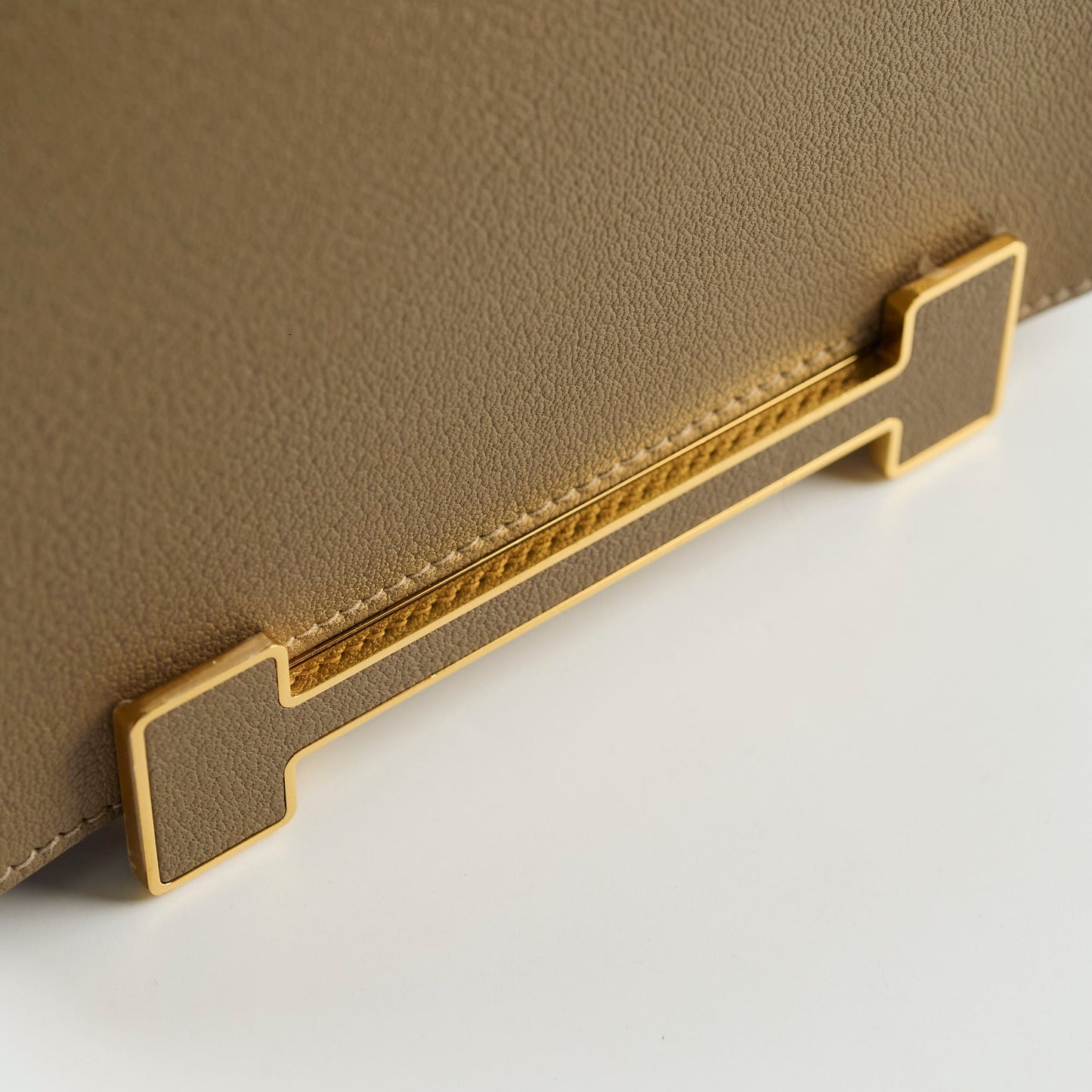Hermes Geta Chevre Mysore Etoupe - Stamp B