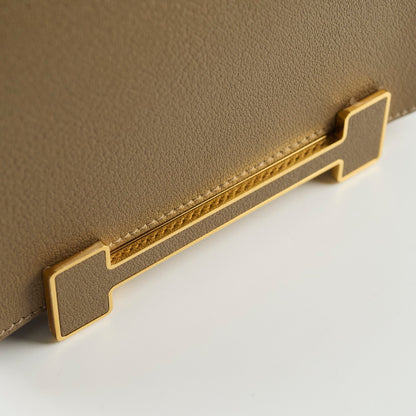 Hermes Geta Chevre Mysore Etoupe - Stamp B