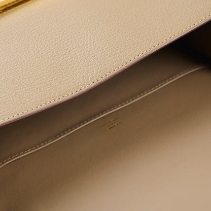 Hermes Geta Chevre Mysore Etoupe - Stamp B