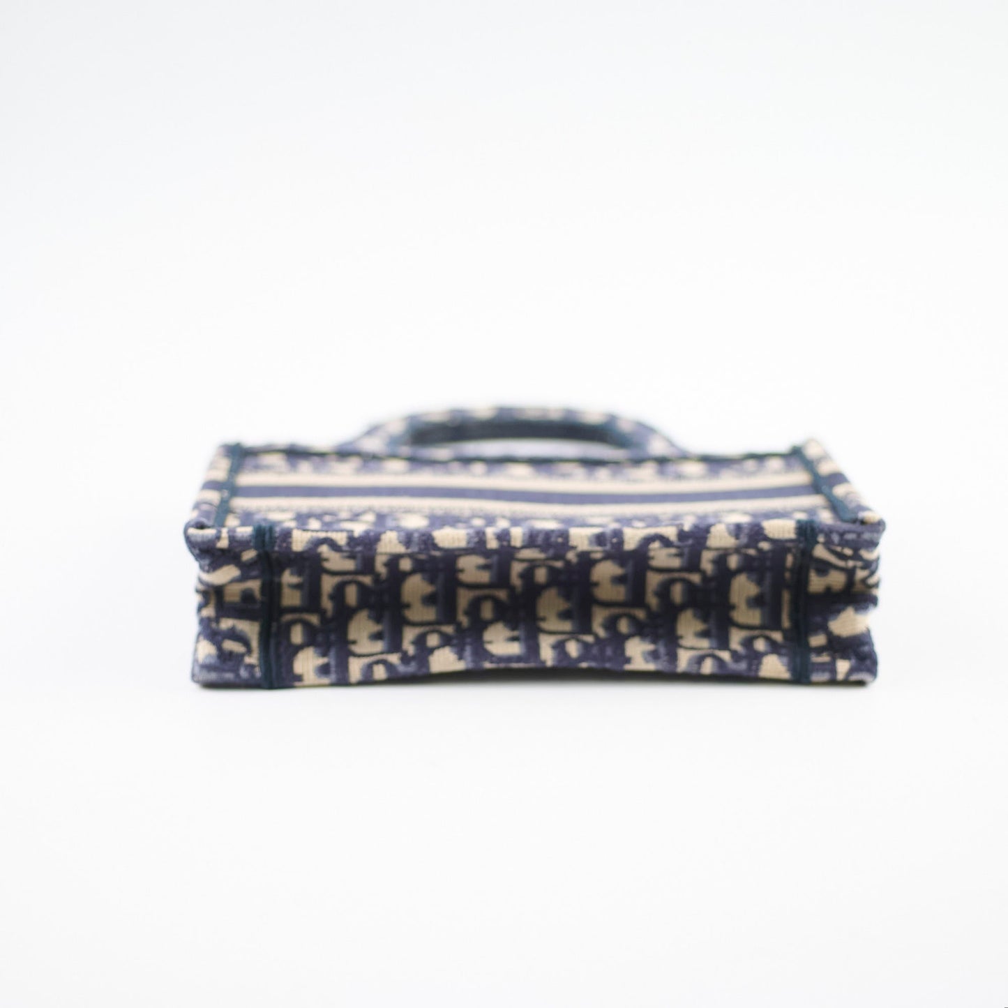 Christian Dior Mini Book Tote Navy