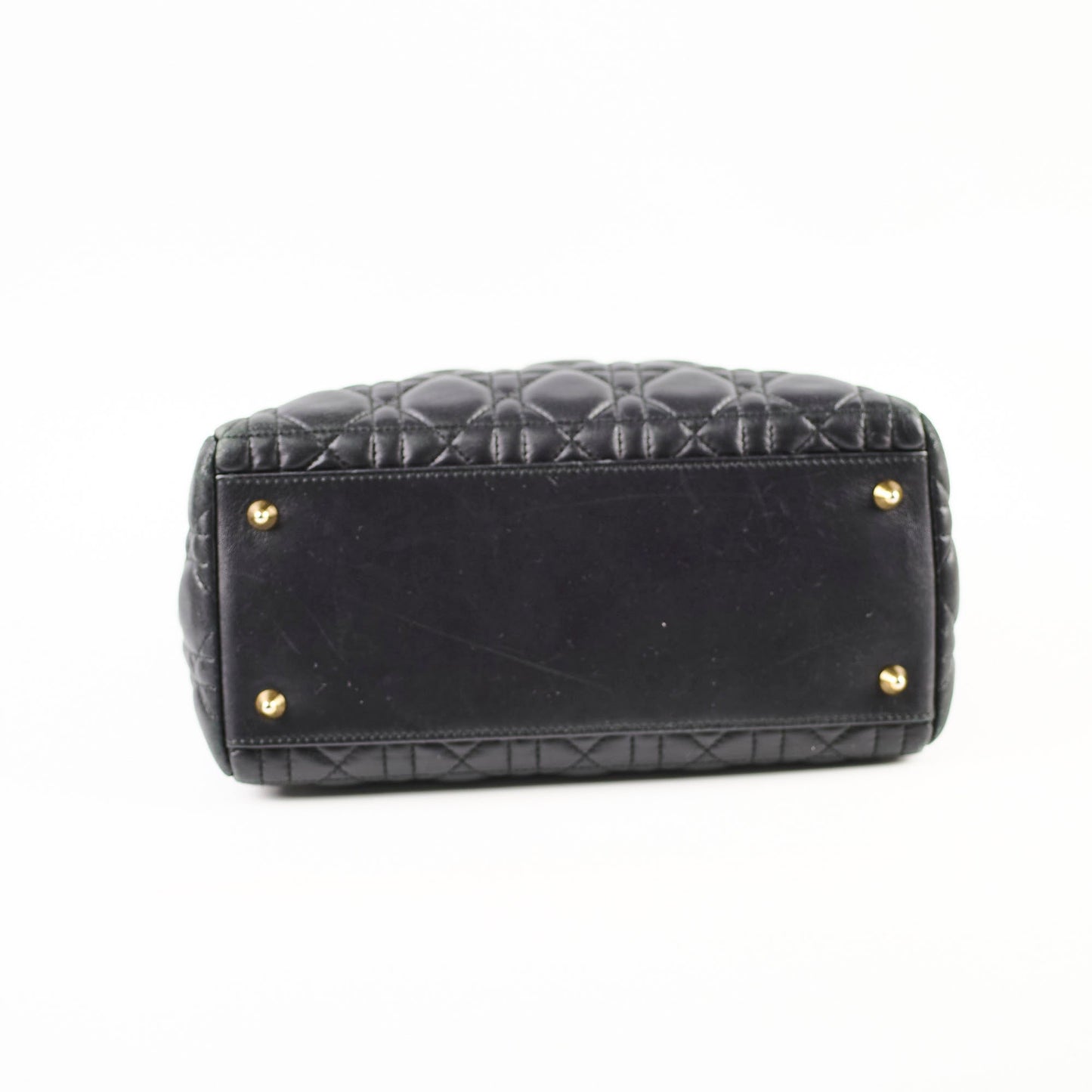 Christian Dior Lady Dior Medium Black Lambskin