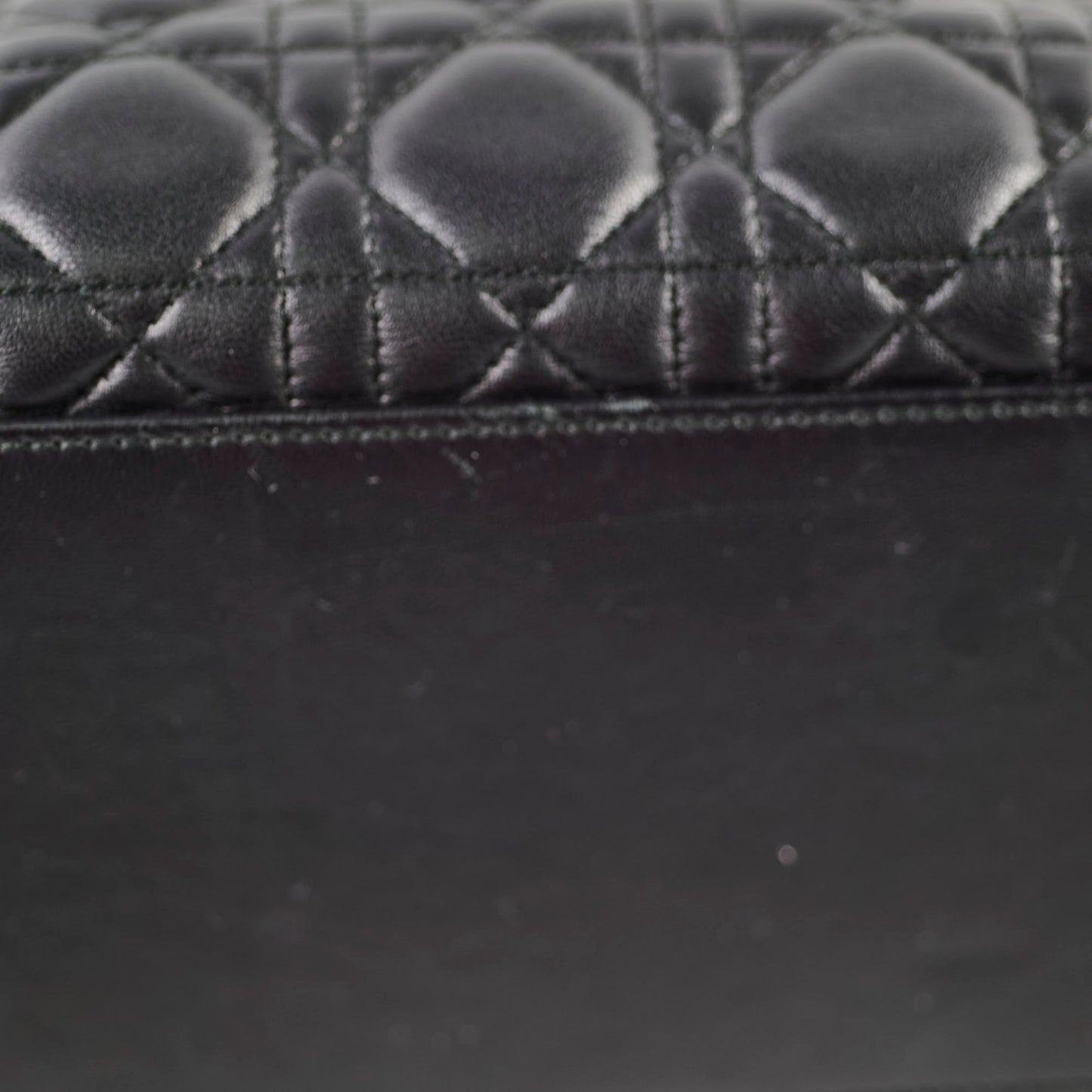 Christian Dior Lady Dior Medium Black Lambskin