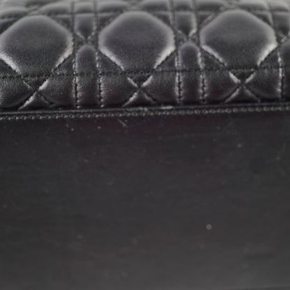 Christian Dior Lady Dior Medium Black Lambskin