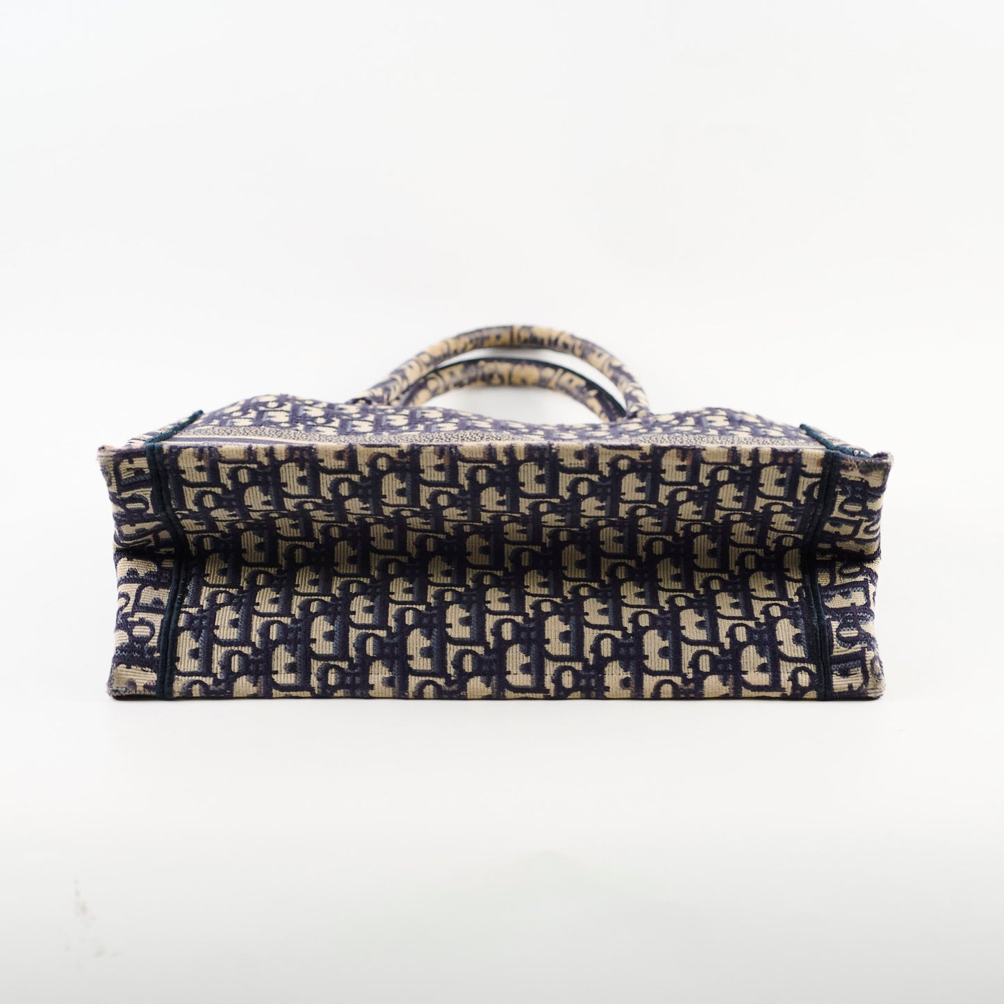 Christian Dior Medium Book Tote Oblique Navy