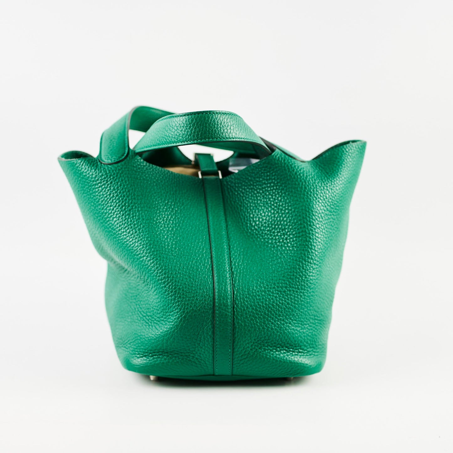 Hermes Picotin 22 Vert Vertigo Clemence PHW A Stamp