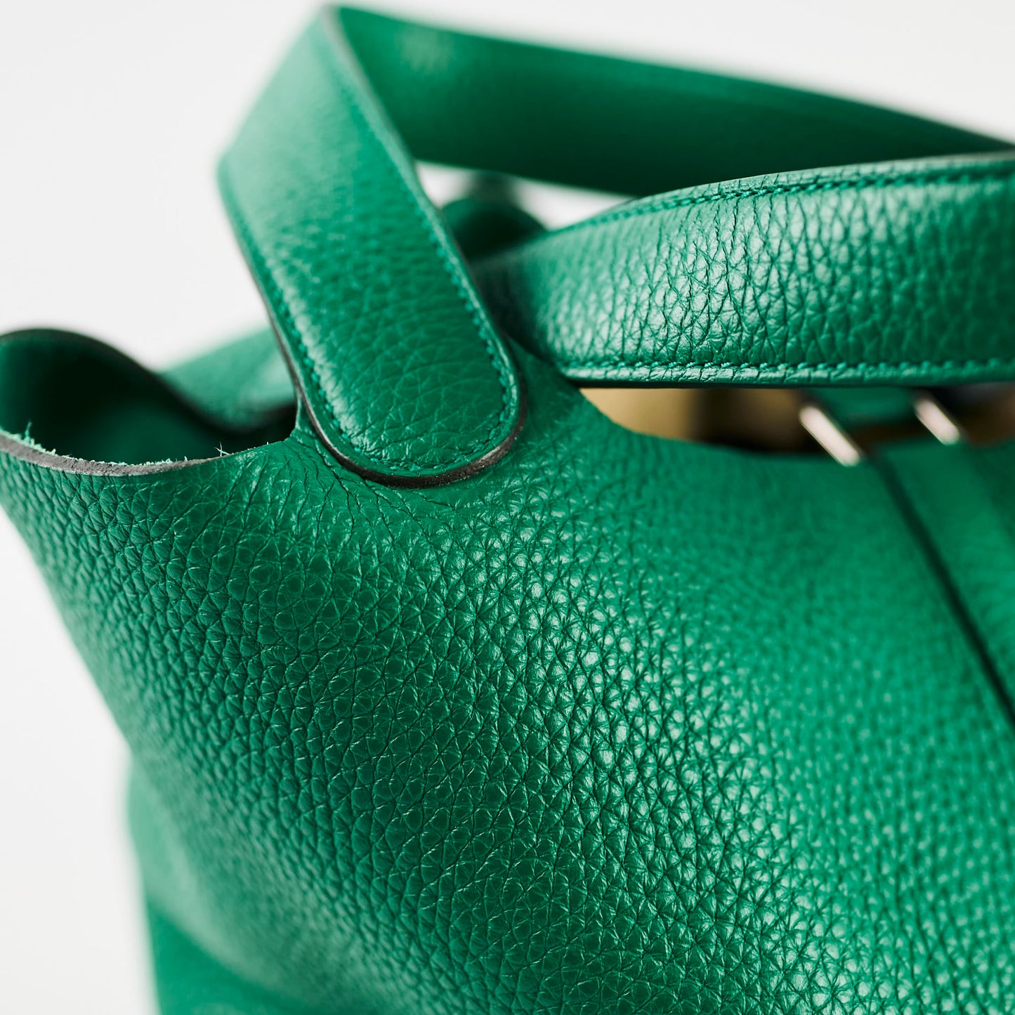 Hermes Picotin 22 Vert Vertigo Clemence PHW A Stamp