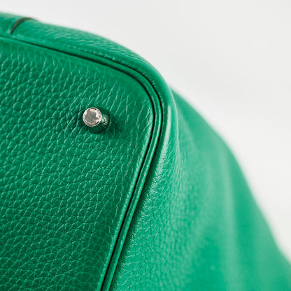 Hermes Picotin 22 Vert Vertigo Clemence PHW A Stamp