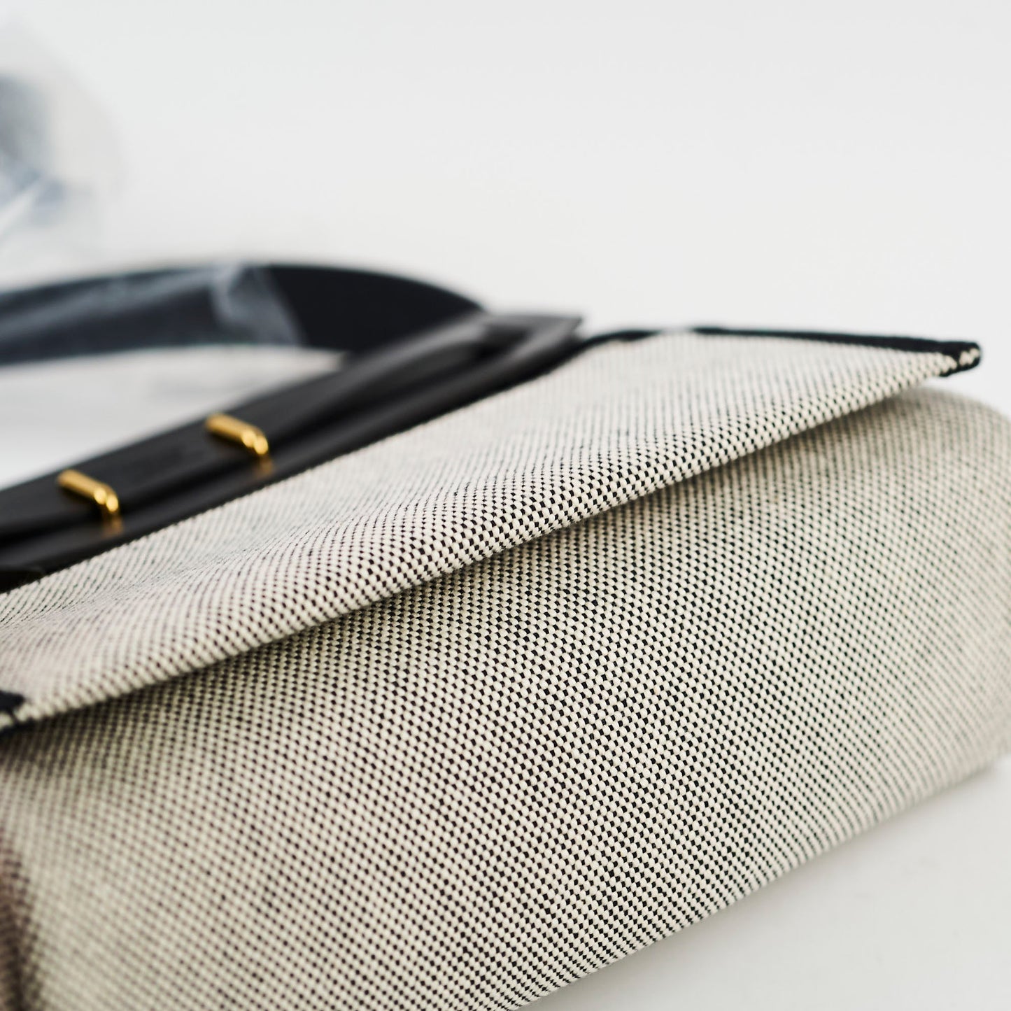 Hermes Mini Herbag Zip 20 Ecru/ Noir GHW 2025