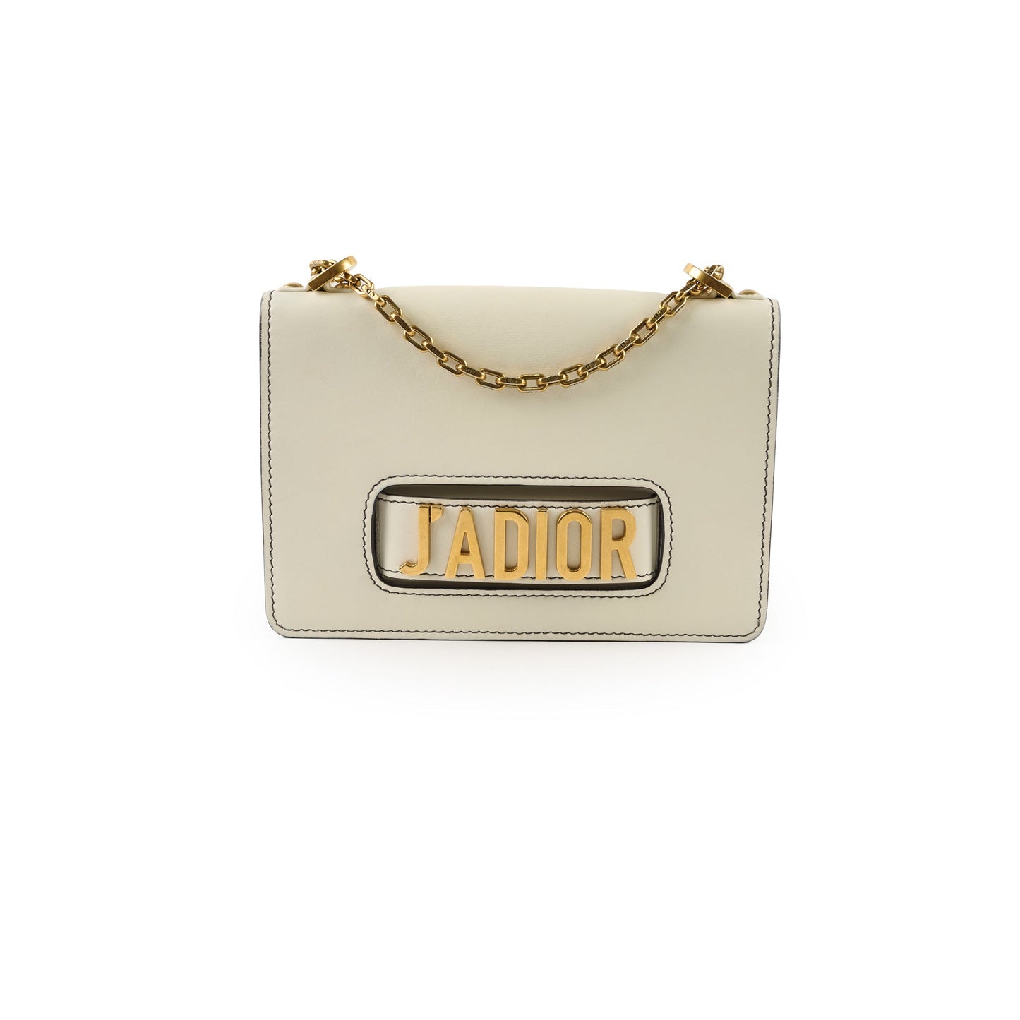 Dior J'Adior Flap Ivory/White