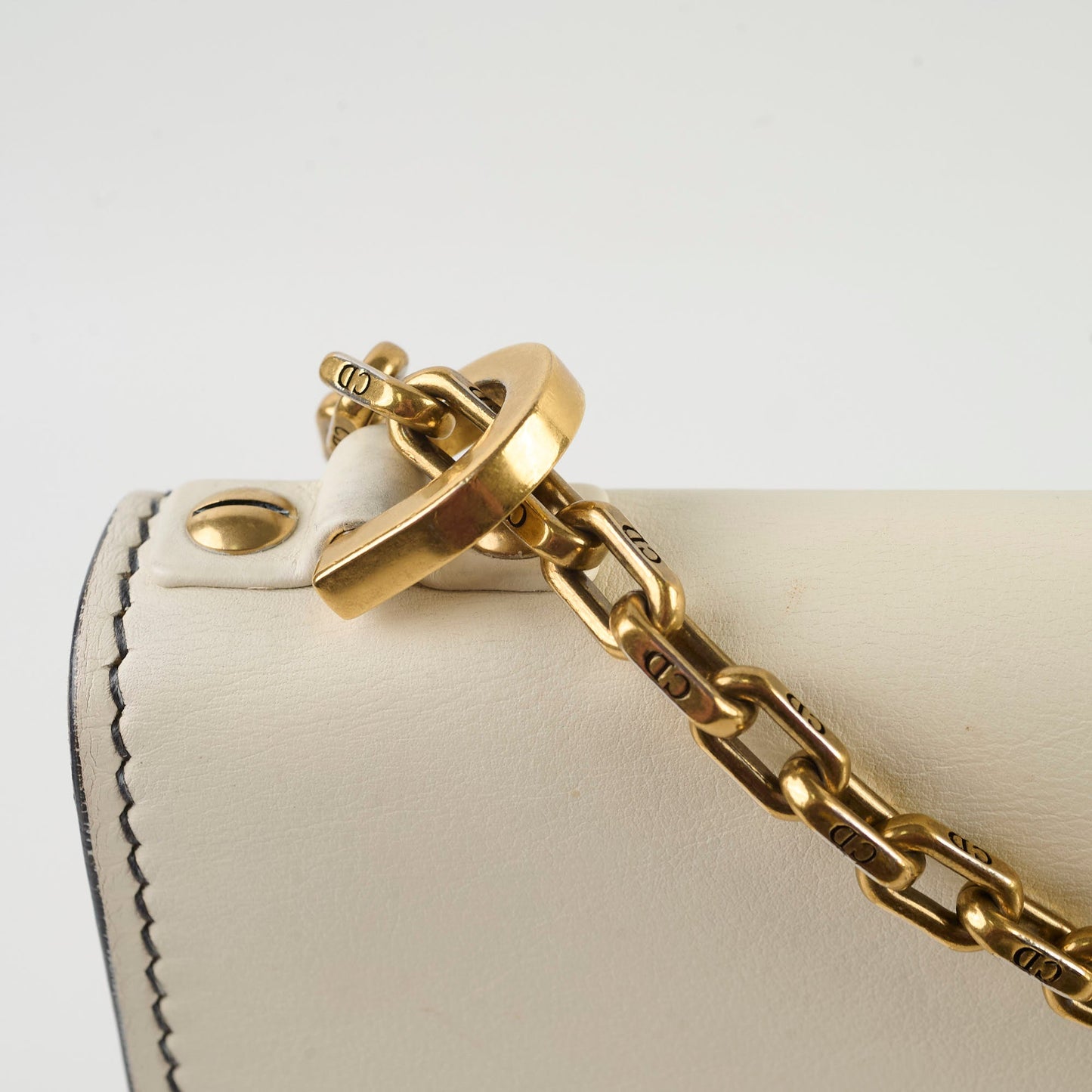 Dior J'Adior Flap Ivory/White