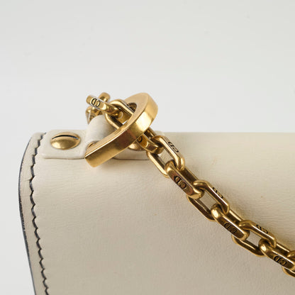 Dior J'Adior Flap Ivory/White